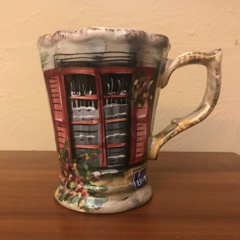 Tabletops Unlimited Rue de Paris Mugs Coffee Tea Soup Large Size - Picture 6 of 13